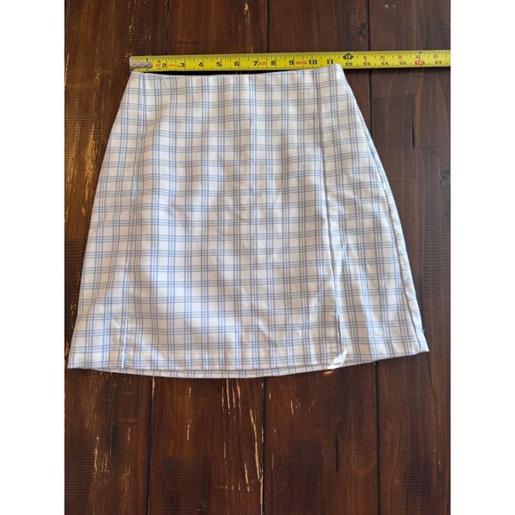 NWOT Brandy Melville Cara Skirt by John Galt Blue Plaid Skirts Bundle - Picture 7 of 8